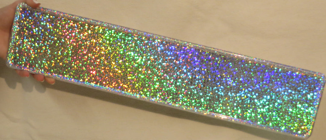 Funschilder-silber mit Farbreflex-Sparkling